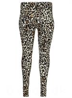 Sandgaard - Jersey Viskose Leggings, Leopard Brun